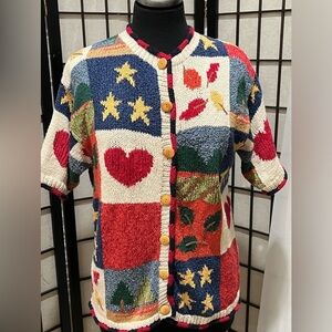 Marisa Christina Multicolor Hand-Knitted Sweater